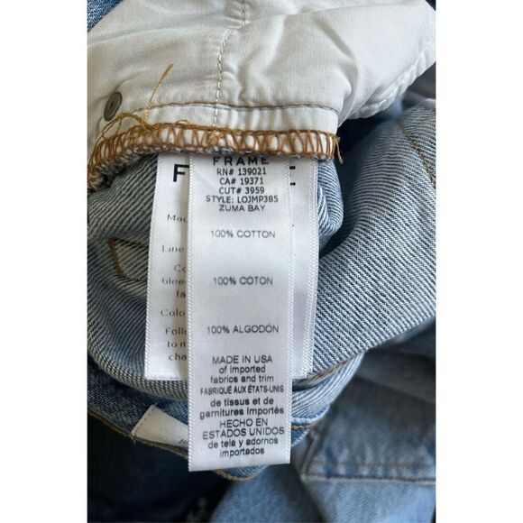 Frame Le Original Distressed Button‎ Fly Jeans - Picture 6 of 6